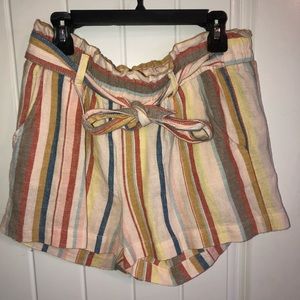 Never been worn, stripped summer shorts!